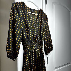 New Look Black and Orange Dress